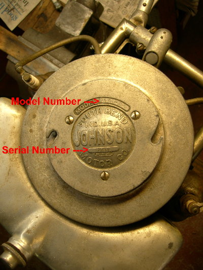 johnson outboard model and serial number